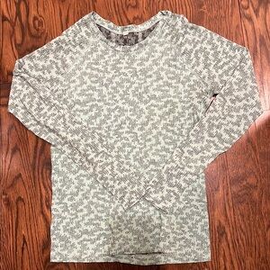 Mint Green/Black Momentum Seamless Long Sleeve Top